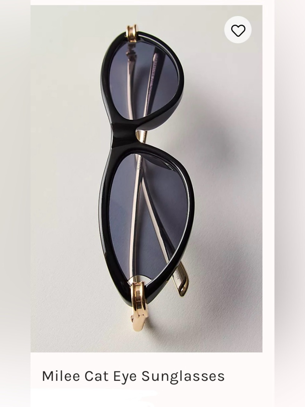 Free People black Milee cat eye sunglasses - Picture 11 of 15